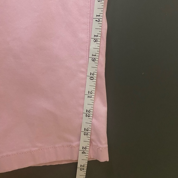 Levi’s Women’s Pants Size 10 Pink Ankle Cropped Tapered Stretch Mid Rise Cotton - Picture 7 of 12